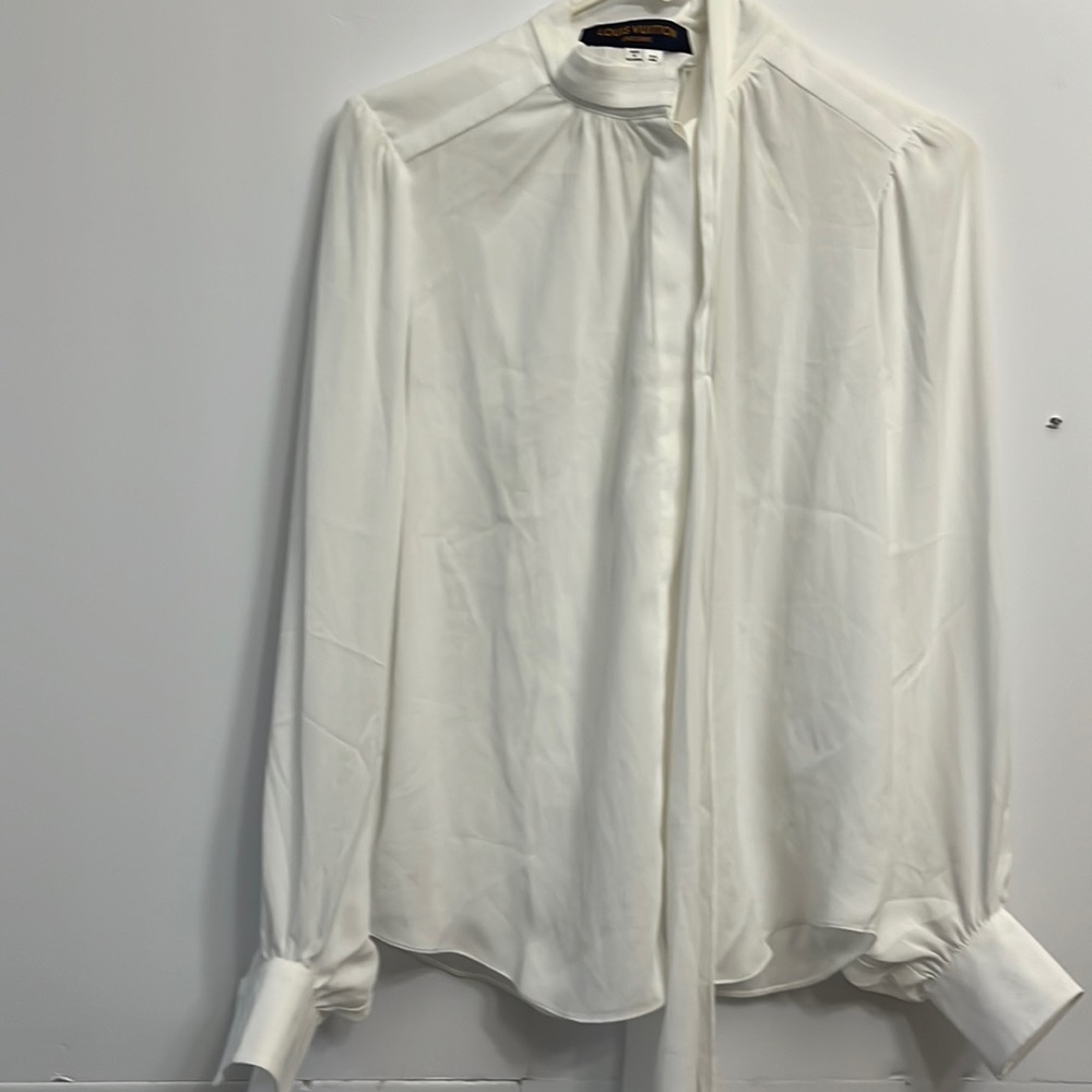 COPY - Louis Vitton Uniforms Blouse Womens Size 32 White Long Sleeve